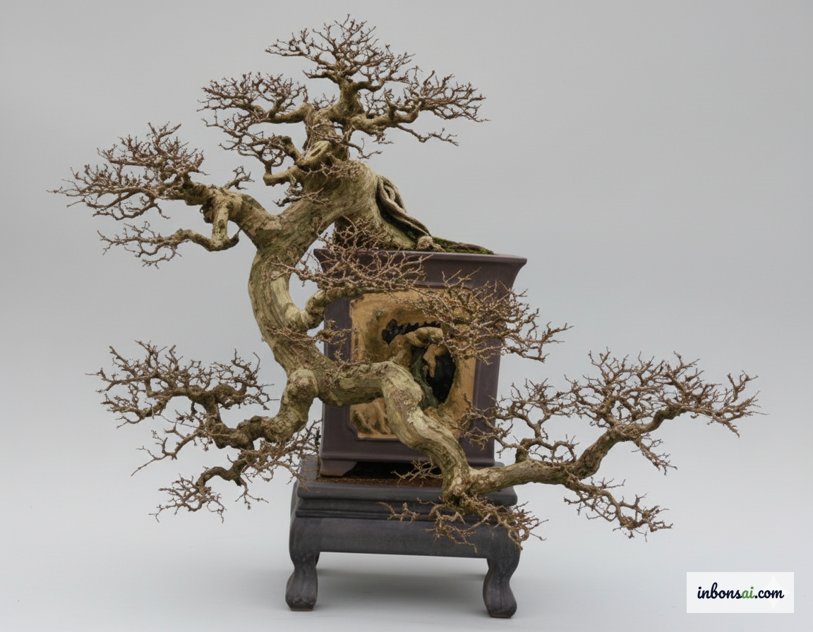 いくつかの低い姿勢の木の根系の参考