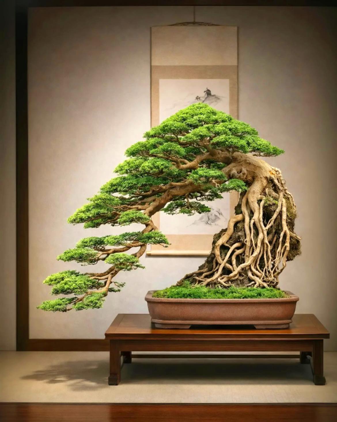 Tùng bán huyền bám đá